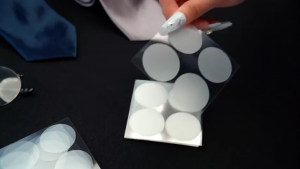 Ultra-thin breathable satin fabric chest patch anti-lump invisible non-allergic disposable nipple patch