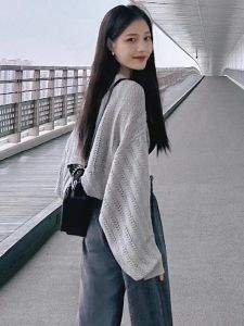HUOLISI | Lace Hollow Knit Lightweight Summer Cover Up