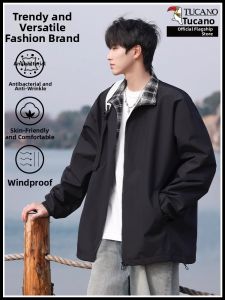 TUCANO | Casual Workwear Jacket Plaid Collar Loose Spring and Autumn