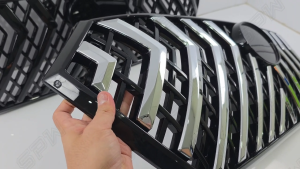 Perodua Ativa (2021-2026) V4 Lexus Front Grill Top Grilles Honeycomb Mesh Front Bumper Radiotor Car Exterior Decoration 2021 2022 2023 2024 2025 2026