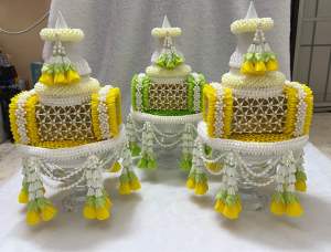 พานธูปเทียนแพ พานแก้ว สวยมากๆ