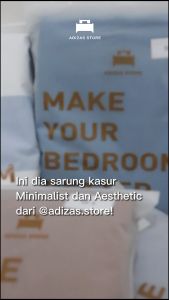 Adizas Store - Sprei Resleting 90x200x15 Single Minimalis