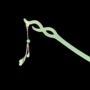 จี้ผมแบบฮันฟูสไตล์ใหม่ โลหะผสม ตกแต่งด้วยปม จี้ผมแบบเรียบง่าย สไตล์โบราณ ประดับผมแบบเรียบง่าย สไตล์ใหม่