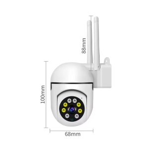 Wireless WiFi Smart Surveillance Camera 1080P Full HD PTZ Pan Tilt Zoom 360° Rotation Color Night Vision Two Way Audio Wide Angl
