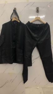 Anime Jujutsu Kaisen Gojo Satoru cosplay costume top pants wig eye patch uniform set Halloween Party School Uniform Set