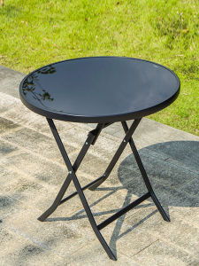 Outdoor Balcony Folding Table Home Use Small round Square Table Net Red Dining Table Milk Tea Shop Convenient Portable Mini Table