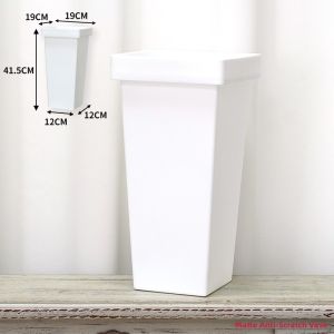 Large Square Plastic Flower Bucket Home Floral Arrangement Bucket Flower Shop Planting Bucket Modern Simplicity Style Flower Vase