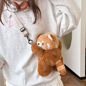 Cute Plush Cartoon Shoulder Bag for Girls