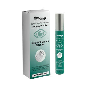 South Moon Vision Enhancer Roller Anti-Fatigue Eye Liquid Blurred Vision Discomfort Treatment Swelling Dry Eyes Itching Cloudy Eyeball Cleaning Health Eyesight Care Product Enhanced Vision Improve Eyesight
