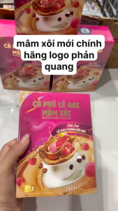 [Giảm Mạnh] Cà Phê Mâm Xôi Lê Gai Hòa Tan 15 gói Hàng Chính hãng tem phản quang