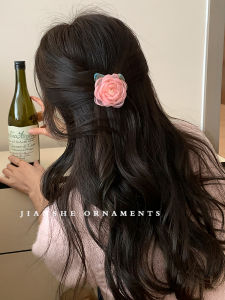 Brooch Barrettes Dual-Use ~ 2024 New Arrival Artificial Flower Accessories Temperament Wild Bangs Side Clip Hairpin