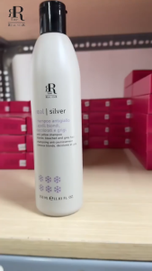 Dầu Gội Tím Khử Vàng RR LINE Real Star Silver 1000ml – Bù Ánh Sắc Tím Khử Ánh Vàng Trên Tóc.