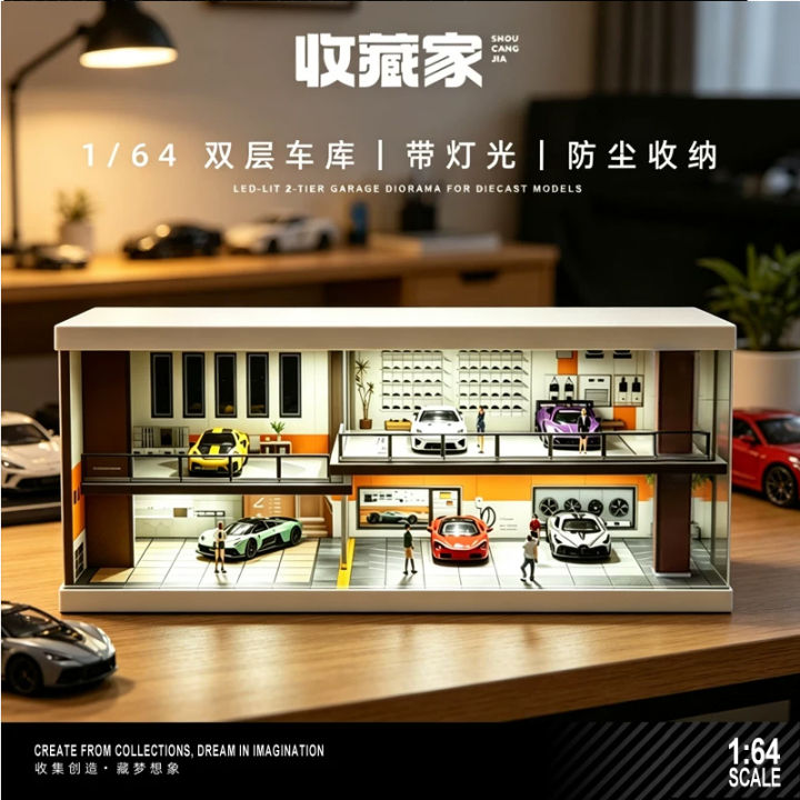 SHOU CANG JIA | Garage Model Scene Display Box 1:64 | Lazada Singapore