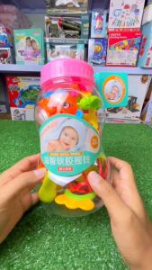 ของเล่นเขย่ามือ ของเล่นเสริมพัฒนาการเด็กๆ ของเล่นเด็กเล็ก ชุดเขย่ามือเด็ก ยางกัดเด็ก ชุดเขย่ามือพร้อมยางกัด สินค้าพร้อมส่ง