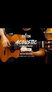 RIXTON Acoustic Guitar String Set Brass Phosphor Bronze Musical Instrument Accessories 6pcs