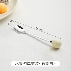 Dopamine Creative Fruit Fork High Aesthetic Cake Fork Dessert Fork Stainless Steel Fork with Storage Canister Home Use