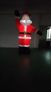 Giant LED Inflatable Santa Claus: A 2.4M Christmas Decoration for Your Courtyard
