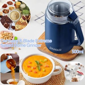 8 - Blade Electric High - Speed Grinder: Precision Superfine Grinding Adjustable For Coffee Nuts And Spices