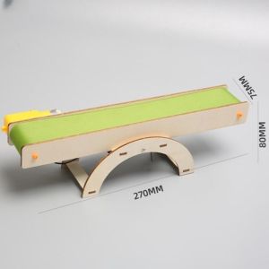 DIY Conveyor Belt Kit for Kids - Creative Self-Assembly STEM Project Toys Educational Building Attachments for School And Family