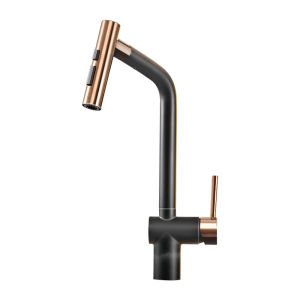 HIGOLD | Rotating Pull-Out Kitchen Faucet Stainless Steel