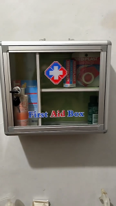 First Aid Medicine Box Organizer With Lock First Aid Kit Portable Storage Box Medicine Cabinet Aluminum Alloy