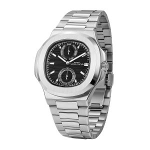 New Multi-Function Dial Mens Watch NAVIFLZ NFVZ High Quality Brand Dual Time Zone Chronograph Suitable For All Occasions Watch