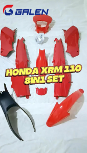 HONDA XRM 110 FAIRINGS 8IN1  ALL COLORS COMPLETE SET