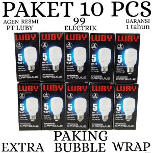 BOHLAM LED / LAMPU LED LUBY CAPSULE PAKET 10 PCS