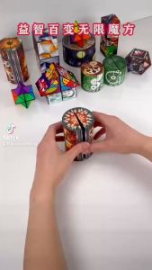 KHỐI RUBIC MAGIC 3D MA THUẬT BIẾN HÌNH CÓ TỪ TÍNH NAM CHÂM THIẾT KẾ ĐỘC ĐÁO SÁNG TẠO PHÁT TRIỂN TƯ DUY GIẢM CĂNG THẲNG