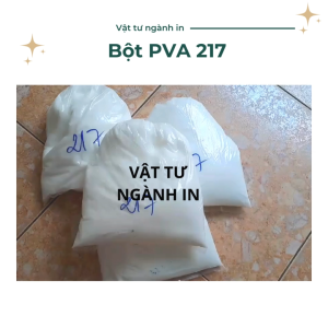 Keo PVA 217 dùng để chụp bản in lụa làm slimelàm chất kết dính