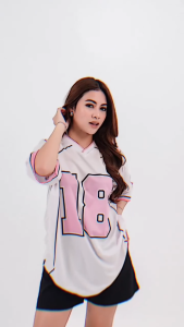 BABA 91 / Number Series / Jersey / Streetwear / Oversize / Music / Boxy Fit / Vintage / Bloke Core Baju Hitam Merah  / Vintage / Retro / Rugby  / Hockey / Casual Full Printing  / Music / Boxy Fit / Bloke Core Jersey Retro Milan home mediolanum /Classic