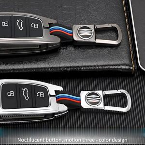 Vỏ Bọc Ốp Bảo Vệ Chìa Khóa Thông Minh Phản Quang Cho Xe Audi A3 A4 A5 A6 A7 A8 A4L A6L Q5 Q7