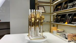 SENDOK SULTAN SET SENDOK GOLD CUTLERY SET STAINLESS STEEL SENDOK MAKAN