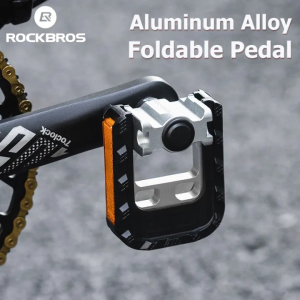 ROCKBROS Xe đạp gấp đạp chống trượt Hợp kim nhôm tự bôi trơn mang MTB gấp bàn đạp xe đạp bền dễ dàng Chống Thấm Nước Chống Bụi Bàn Đạp Xe Đạp Phụ Kiện Xe Đạp