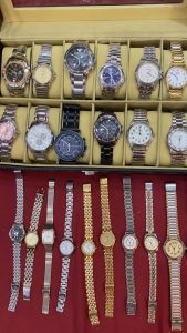 Đồng hồ nữ hiệu K.LAEUSE QUARTZ size 34mm  Diamond mặt xanh