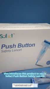 (GENERIC Accuchek) SAFE T PRO PLUS PUSH BUTTON SAFETY Disposable LANCET Lancing Device 刺血针