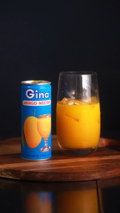 1x Gina Mango Nectar Juice 240mL (1 Can)