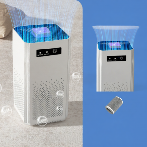 Indoor Air Purifier Home Use Pet Hair Cat Fur Smoke Odor Eliminator Negative Ion Purification Machine NOCCLILI TC003-005W