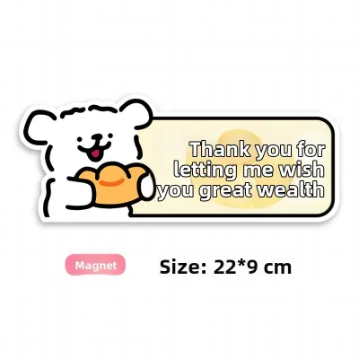 Magnetic New Driver Warning Sticker Waterproof Reflective
