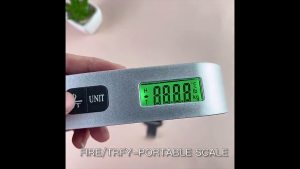 (Flash Sale) Portable Electric Scale Timbangan 50KG/110LB Luggage Weighing Scale Electronic Digital Scale Travel Portable Hanging Scales LCD Display Electronic Weighing Hanging Scale Outdoor Portable Scale Mini Scale Lugage Scale Travel Scale