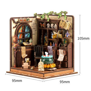 Wooden Mini DIY Doll House Kit Handmade 3D Puzzle Assembly Building Model Toy Home Bedroom Decoration With Furniture Dollhouse