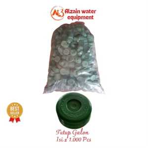 Tutup Galon Isi Ulang RO Warna Hijau Dengan Tampilan Visual Jeglok/ Memiliki Hole Ditengah Quantity -+ 1.000 pieces Untuk Setiap Kemasannya (L320)