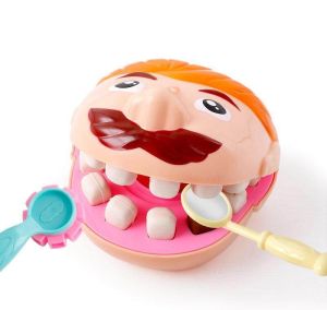 GBABY Magic Dough Happy Color Mud Dentist Set - Plasticine Educational Entertaining Game Sculpt Teeth Toy Drill Brush Toothbrush Dental Mirror Oral Cavity Clay Mould Tool