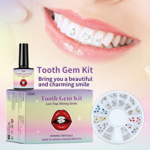 Tooth Gem Kit crystal colorfast and not easy to fall off Love Horse Eye Crystals 1 Set Teeth Decoration DIY Jewelry Kit