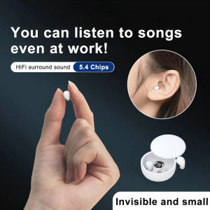 SK26 Bluetooth 5.4 Wireless Earphones Small Earbuds Sleeping Sport Invisible Headphones Bass Sound Quality Headset Sliding Cover