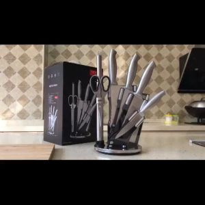 Set Dapur Lengkap Pisau Daging Tajam + Parutan Buah Multifungsi Masak Alat Dapur Praktis Berkualitas