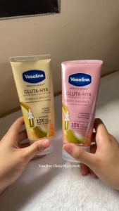 VASELINE Gluta-Hya Serum Lotion 300ml – 10X Brightening & Hydrating Body Lotion with Glutathione