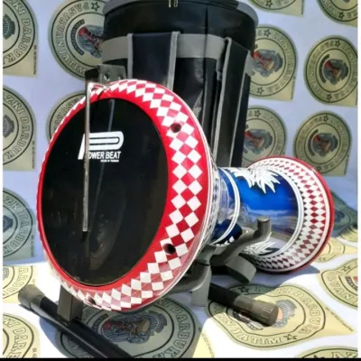 darbuka motif uk 8inc + tas full busa free kunci l