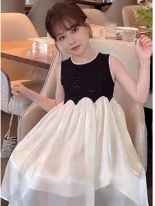 Váy Công Chúa Không Tay Mùa Hè Cho Bé Gái Váy Vest Thời Trang Cho Bé Gái Váy Công Chúa Cho Bé Gái Váy Mùa Hè Cho Bé Gái