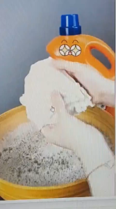 [Nội địa Thái Lan] Nước giặt đậm đặc HABY can 3.8kg 8in1 tặng túi lau sàn Moppi 600ml